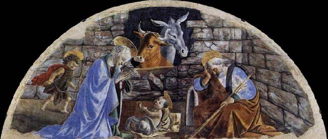 BOTTICELLI, Sandro The Birth of Christ Germany oil painting art